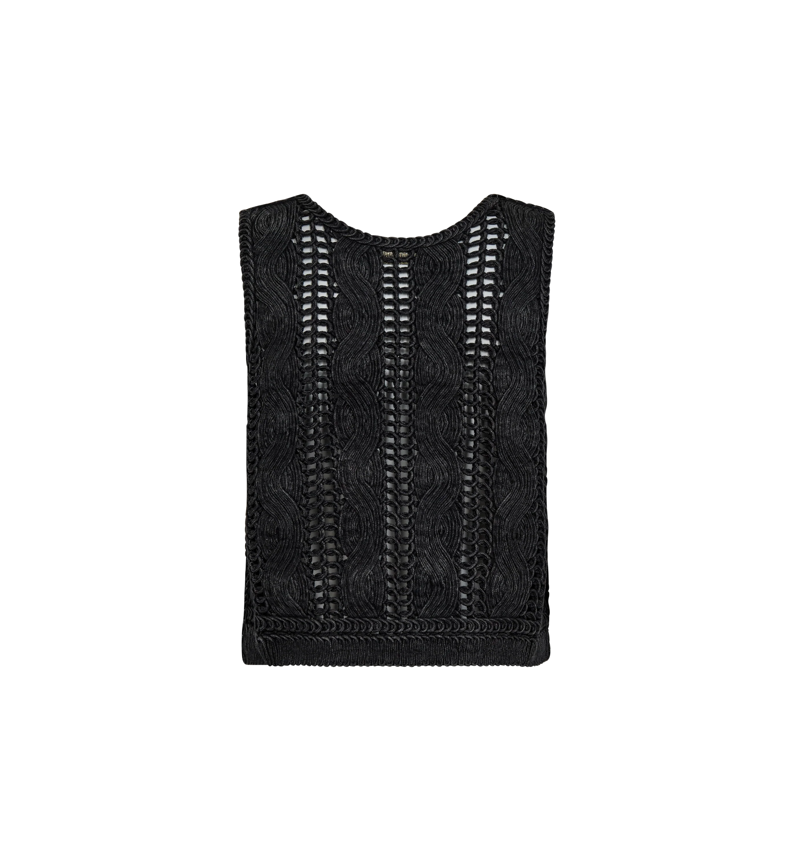 MMAlbanju Knit Lace Vest - Image 4