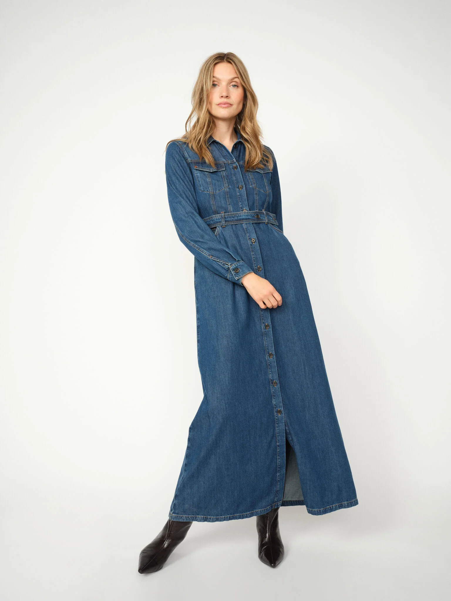 MMAllaba Denim Dress - Image 6
