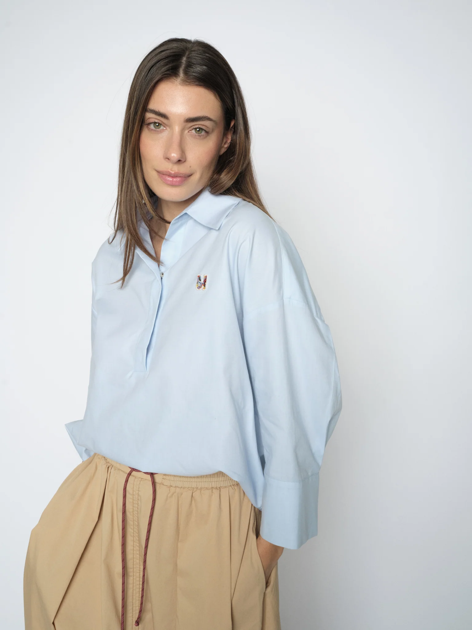 MMBritze Cam Cotton Blouse - Image 2