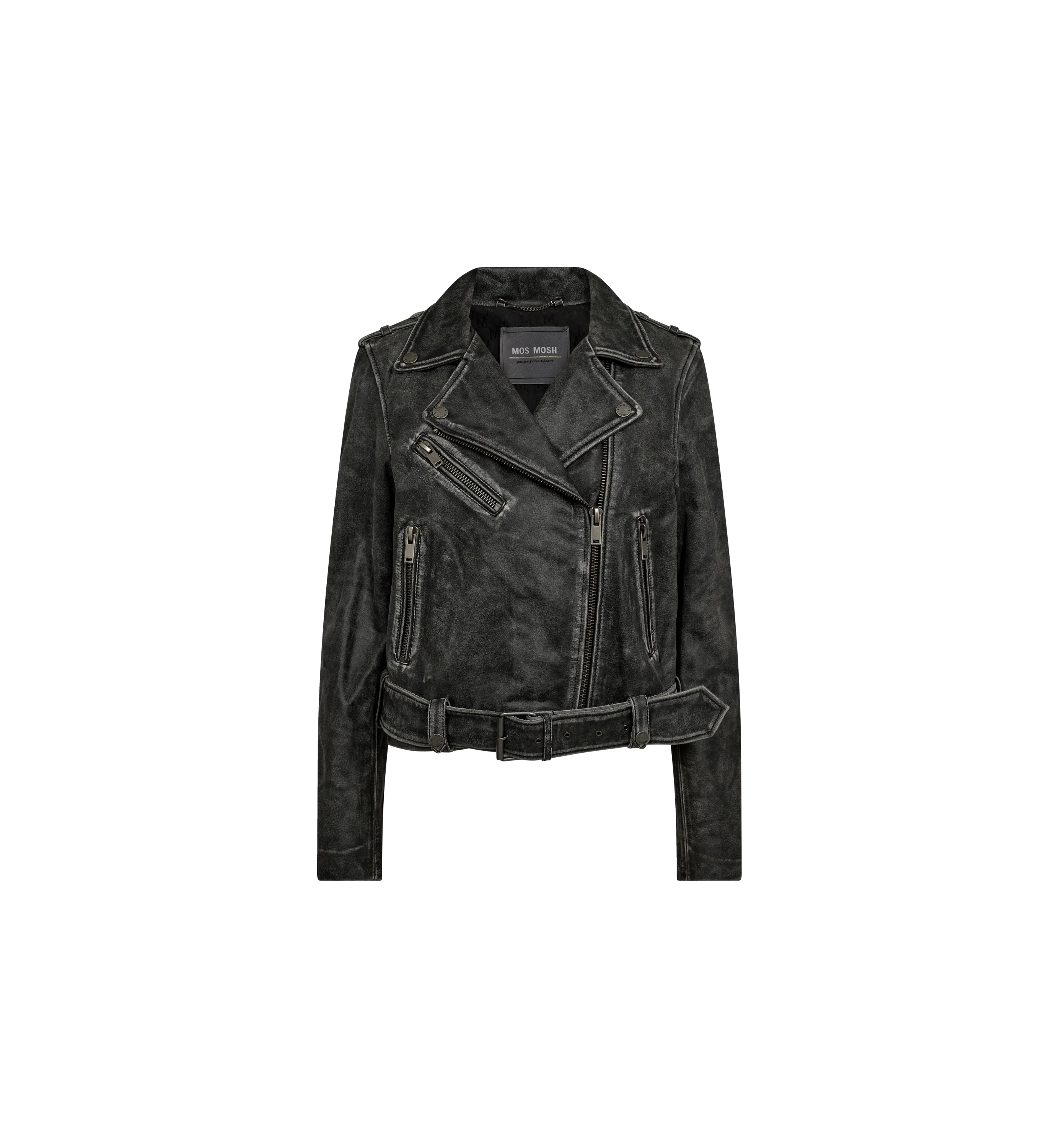 MMCelia Biker Leather Jacket - Image 9
