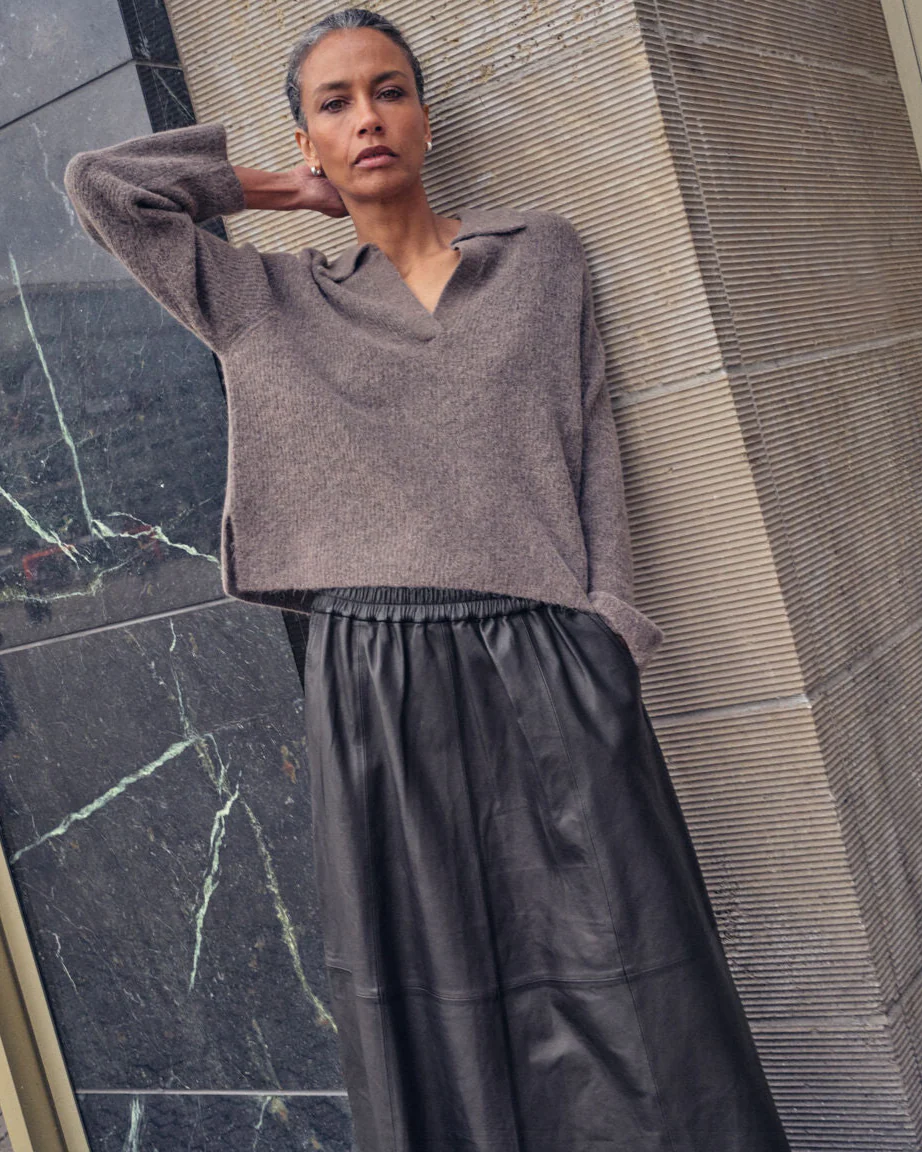 MMDeena Leather Skirt - Image 2