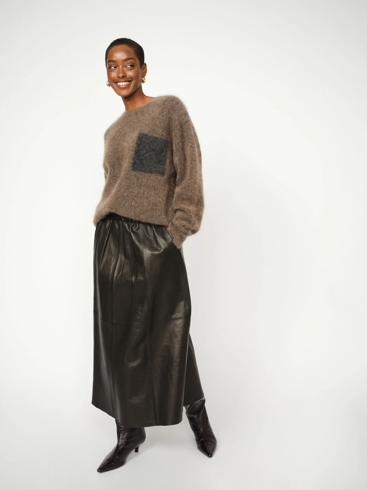 MMDeena Leather Skirt - Image 5