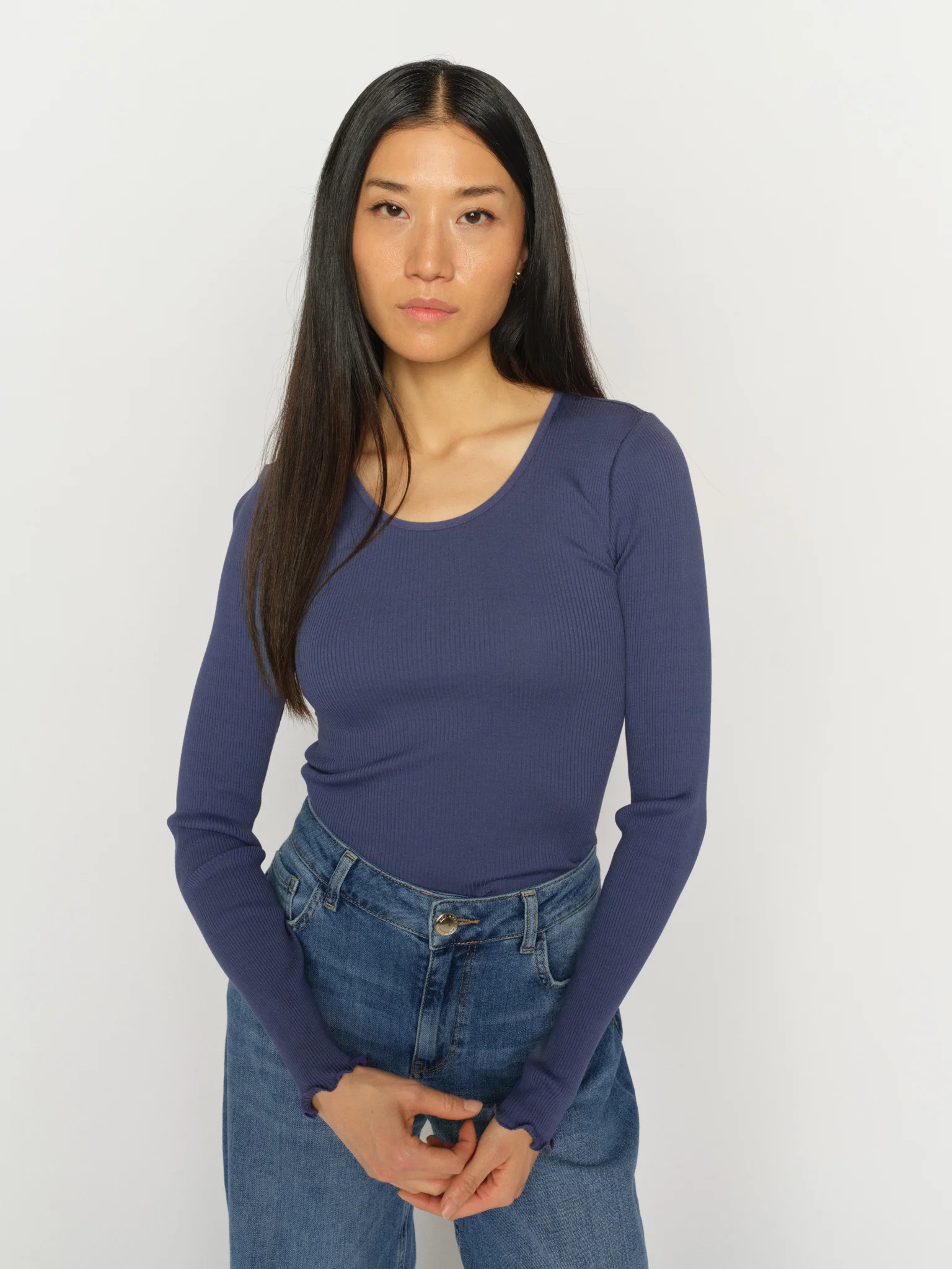 MMElaine Seamless Silk Tee