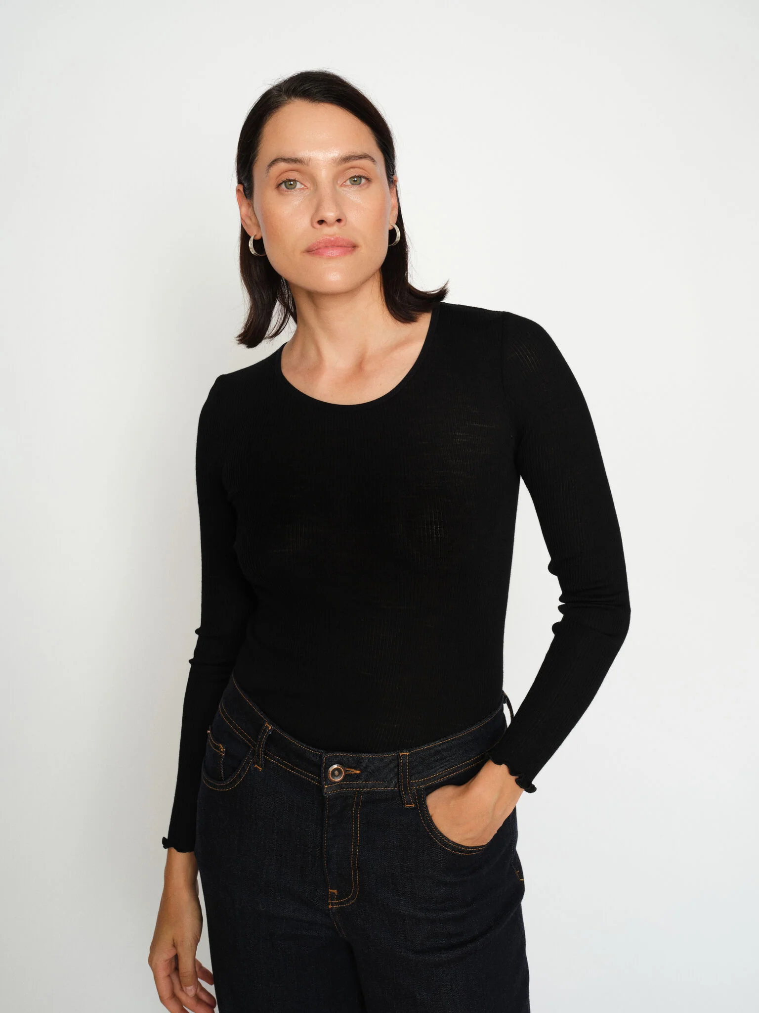MMElaine Seamless Silk Tee - Image 10