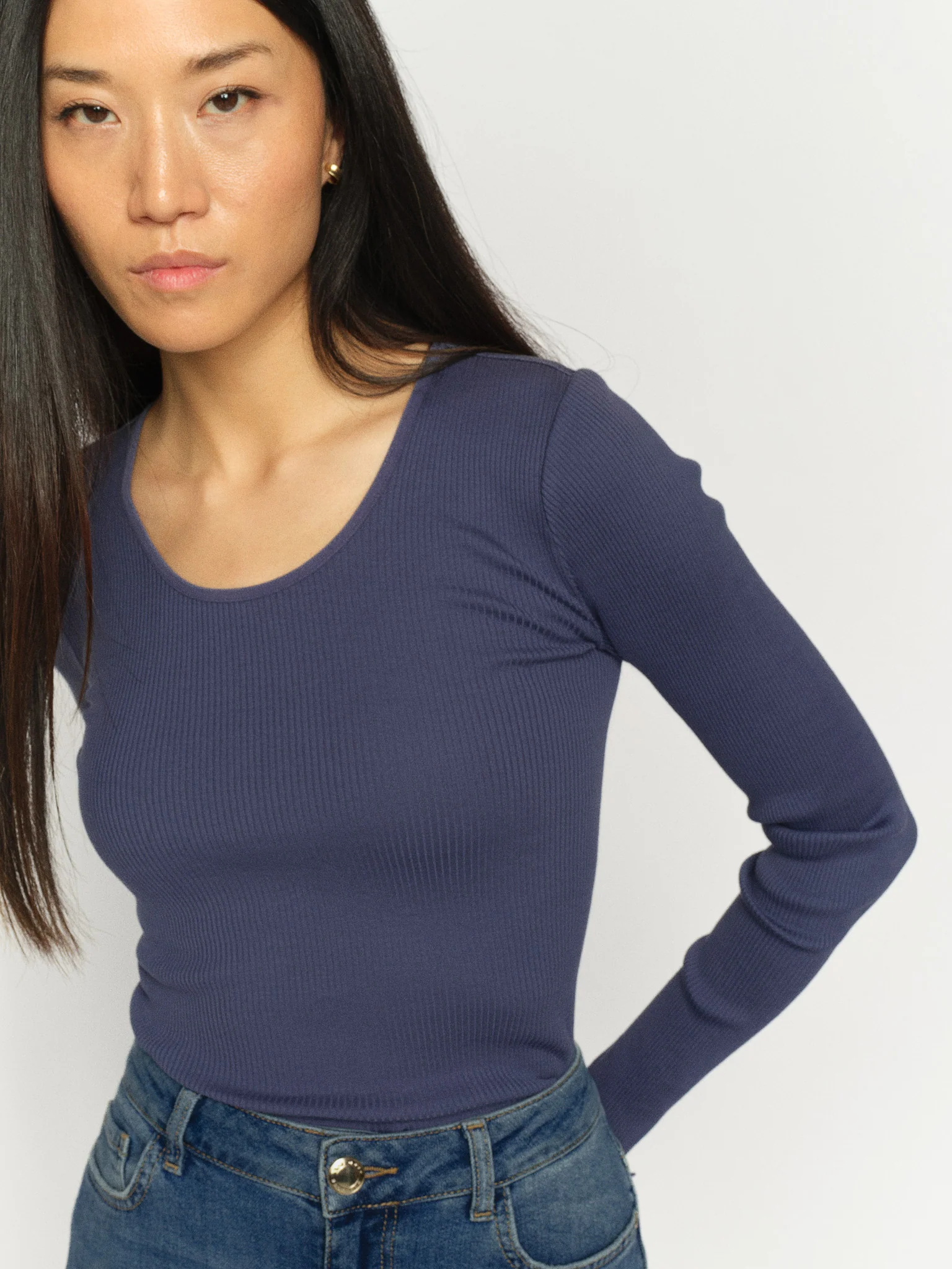 MMElaine Seamless Silk Tee - Image 2
