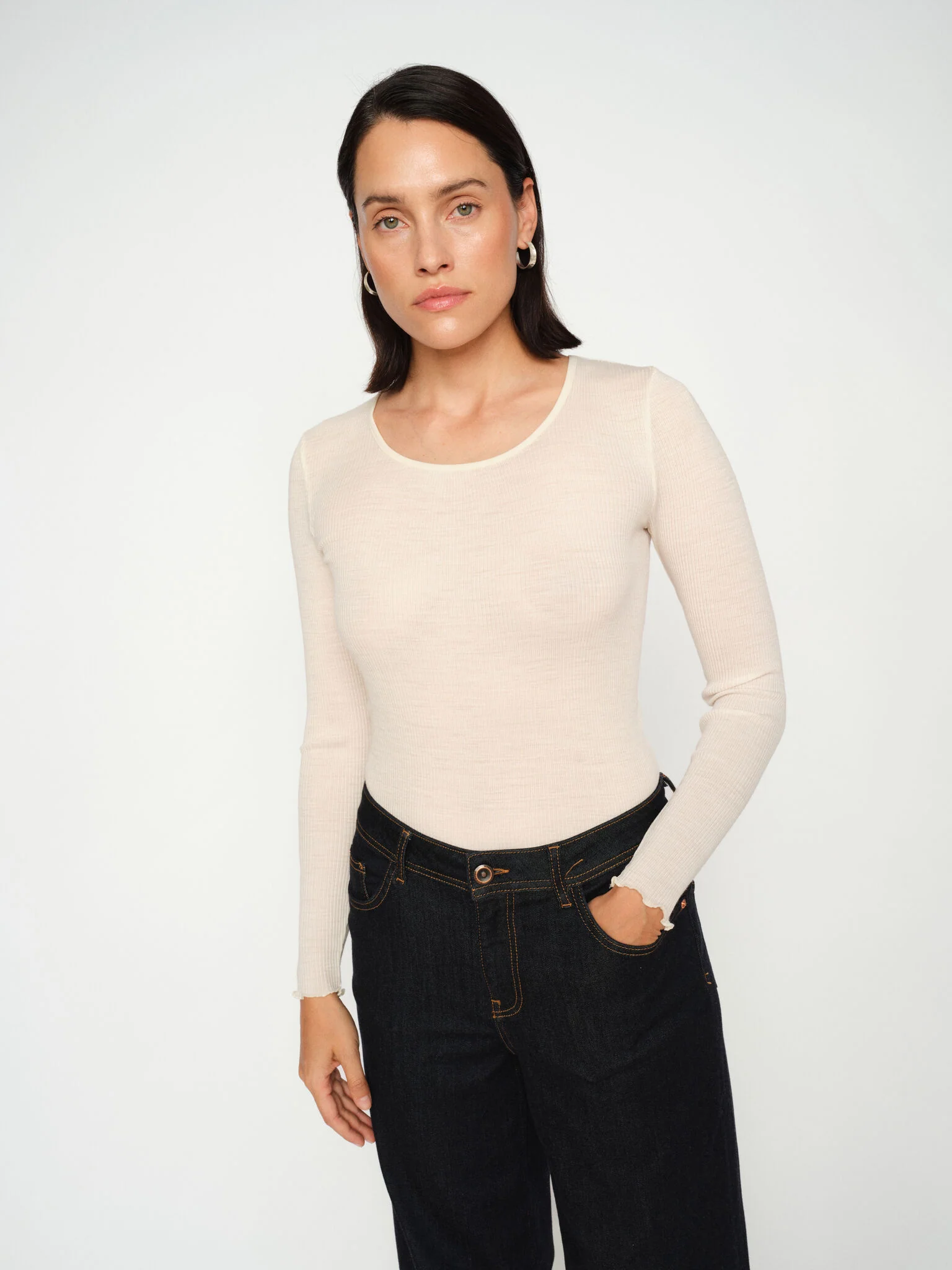 MMElaine Seamless Silk Tee - Image 6