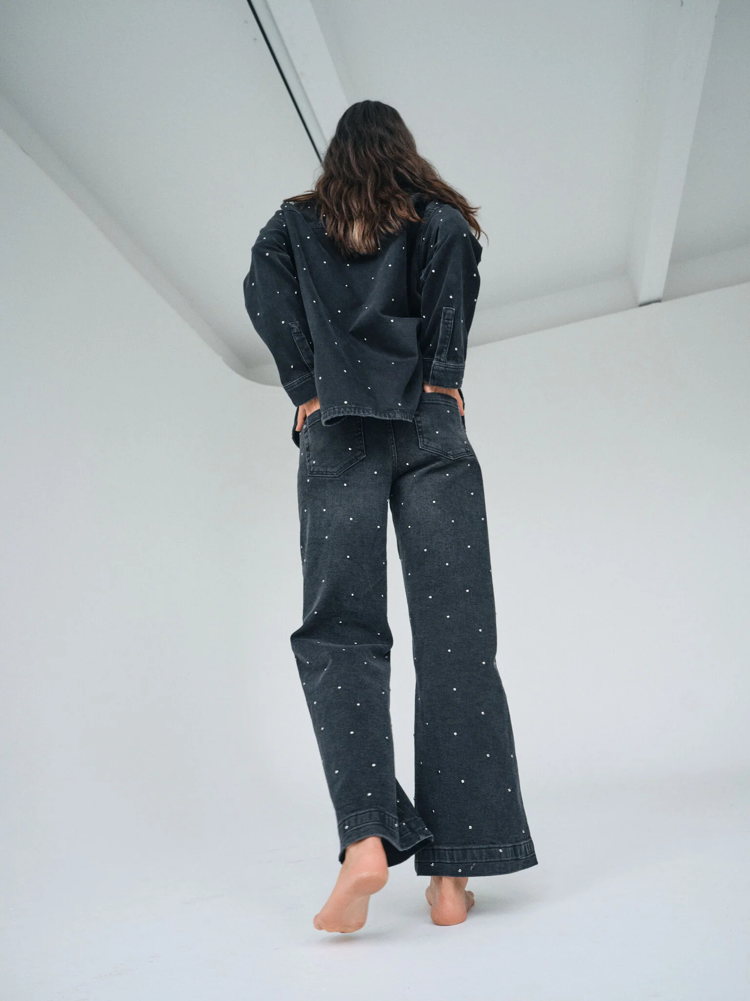 MMEmme Studs Denim Shirt - Image 6
