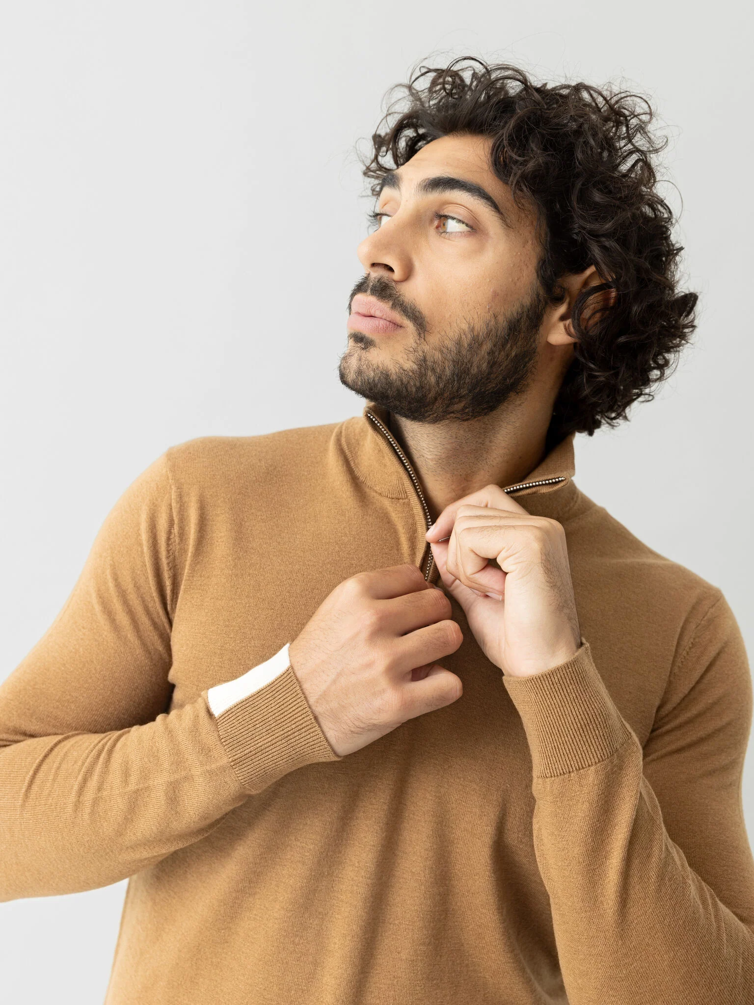 MMGAdam Soft Zip Turtle Neck Knit - Image 11