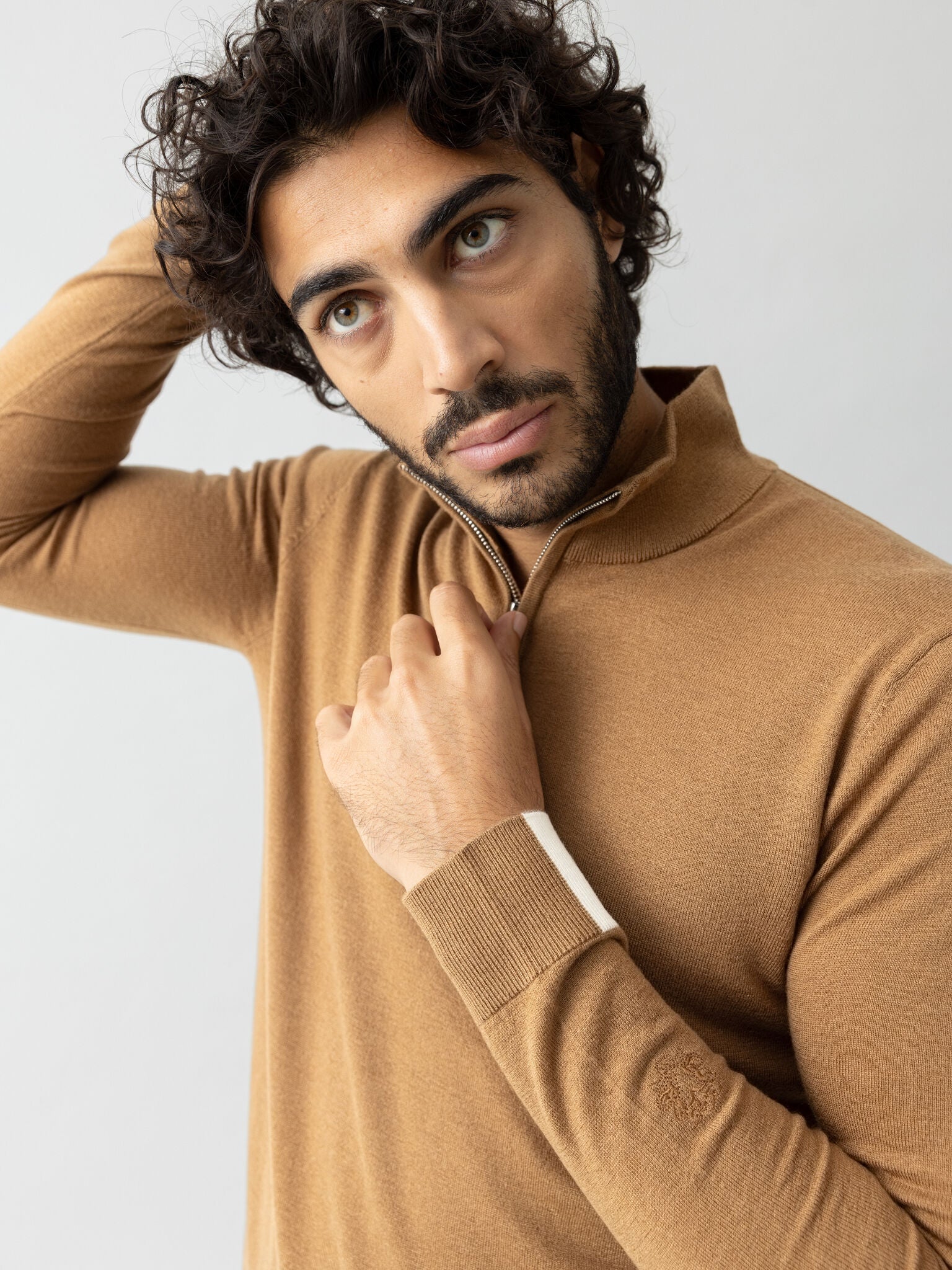 MMGAdam Soft Zip Turtle Neck Knit - Image 12