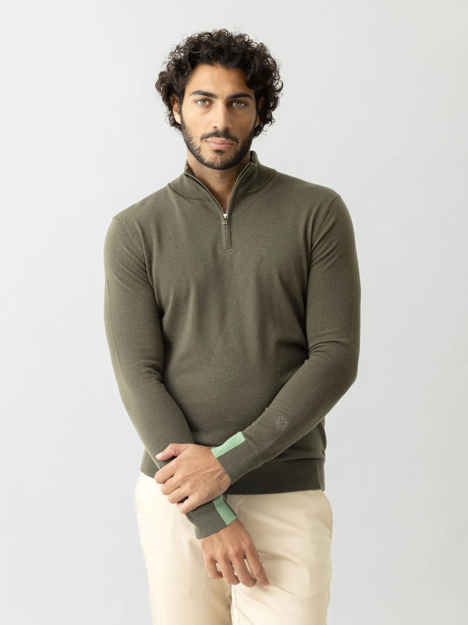 MMGAdam Soft Zip Turtle Neck Knit - Image 19