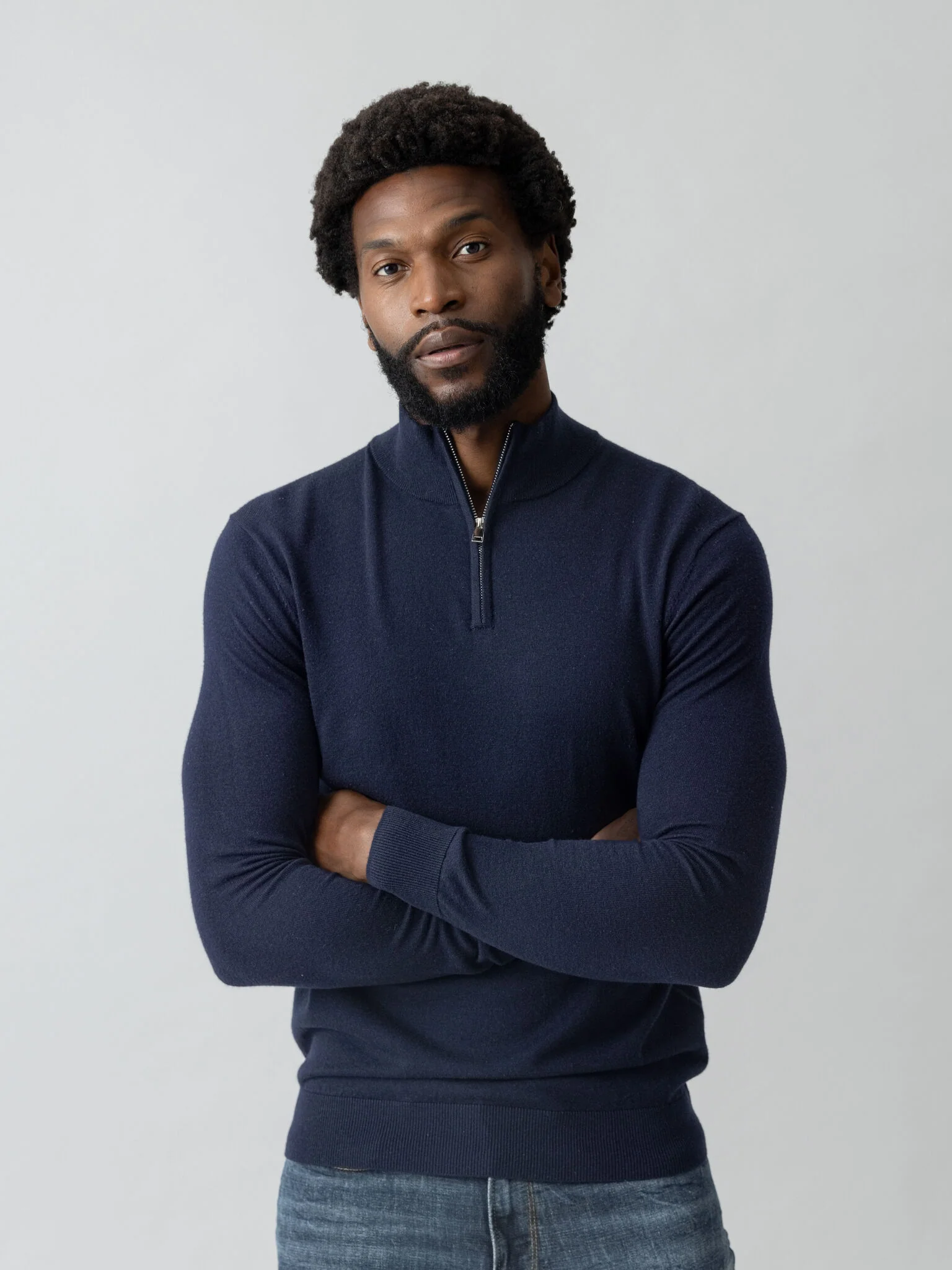MMGAdam Soft Zip Turtle Neck Knit - Image 21