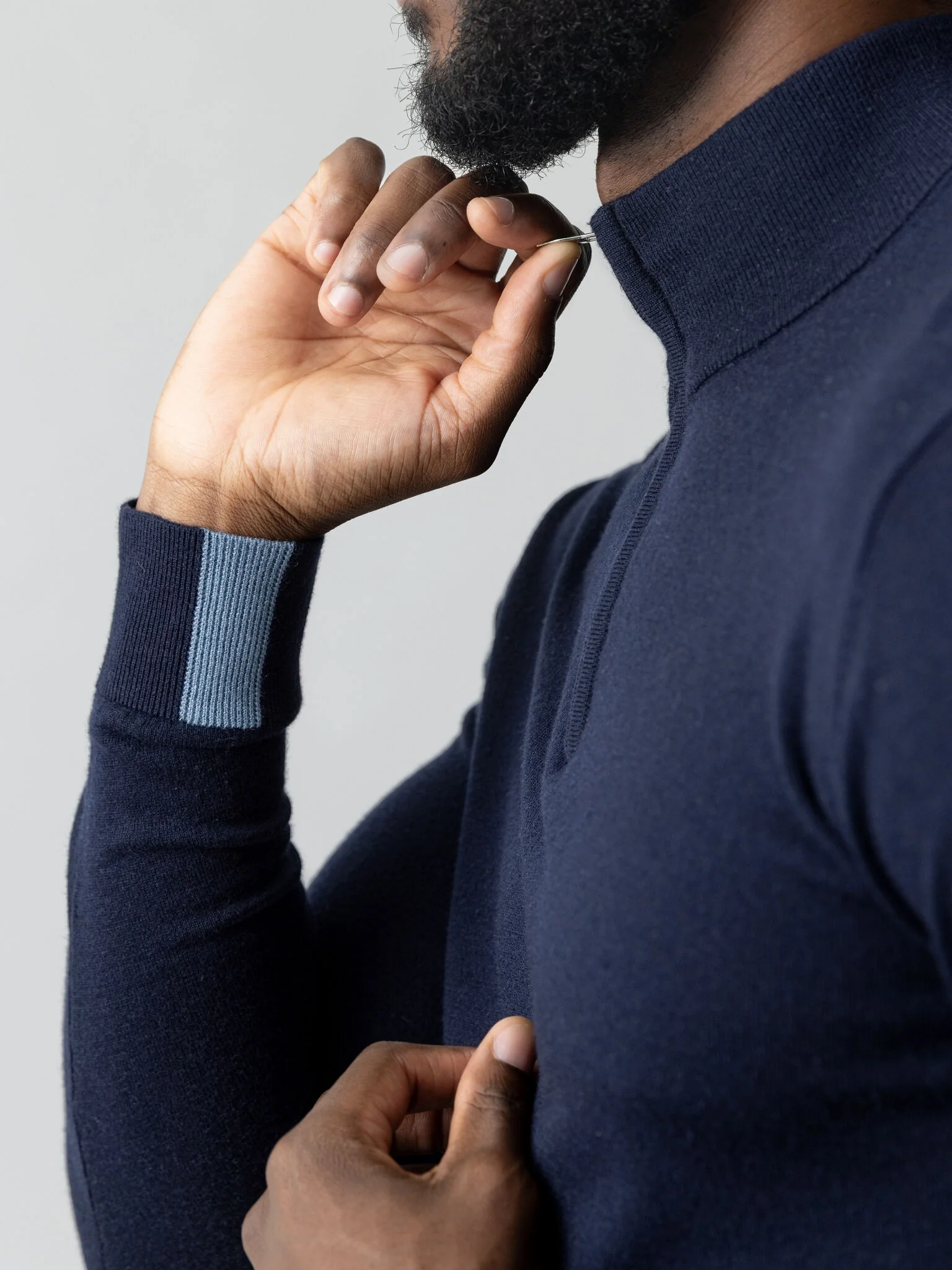MMGAdam Soft Zip Turtle Neck Knit - Image 22