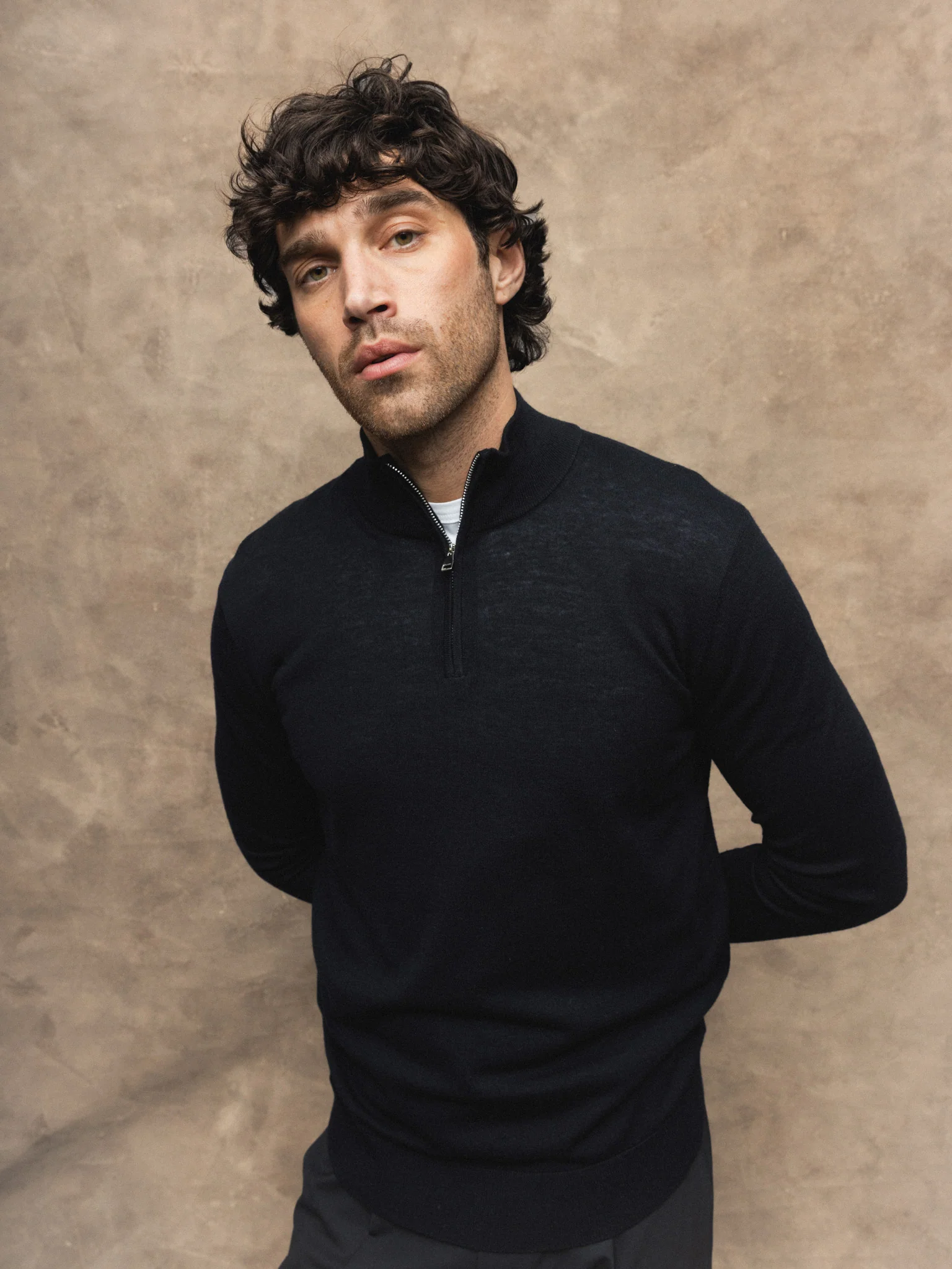 MMGAdam Soft Zip Turtle Neck Knit - Image 25