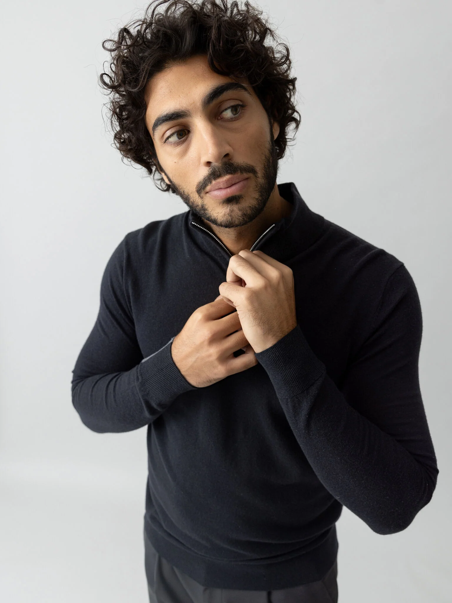 MMGAdam Soft Zip Turtle Neck Knit - Image 29
