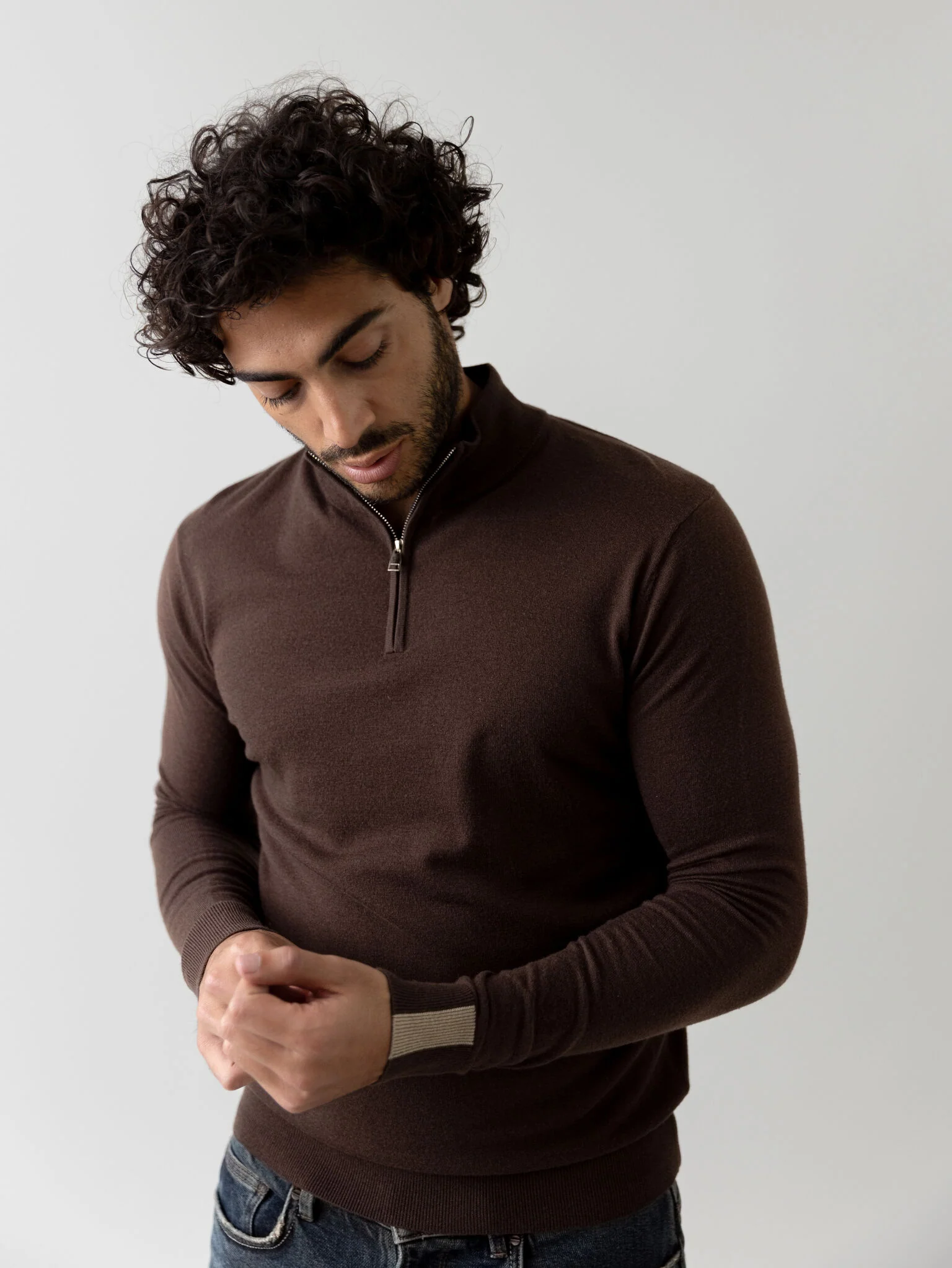 MMGAdam Soft Zip Turtle Neck Knit - Image 31