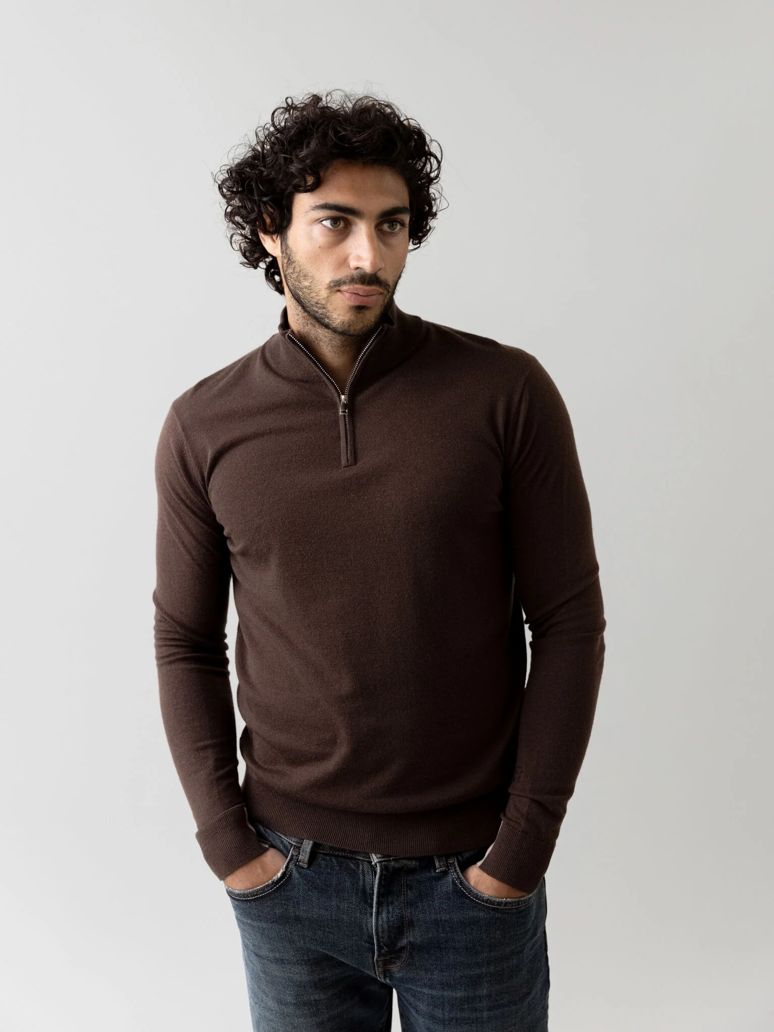 MMGAdam Soft Zip Turtle Neck Knit - Image 32