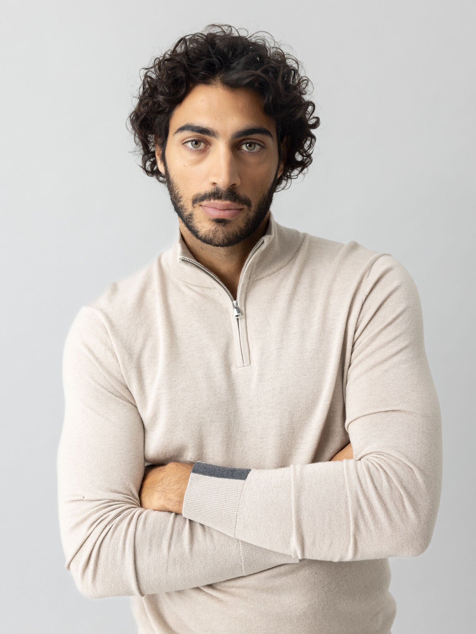 MMGAdam Soft Zip Turtle Neck Knit - Image 5