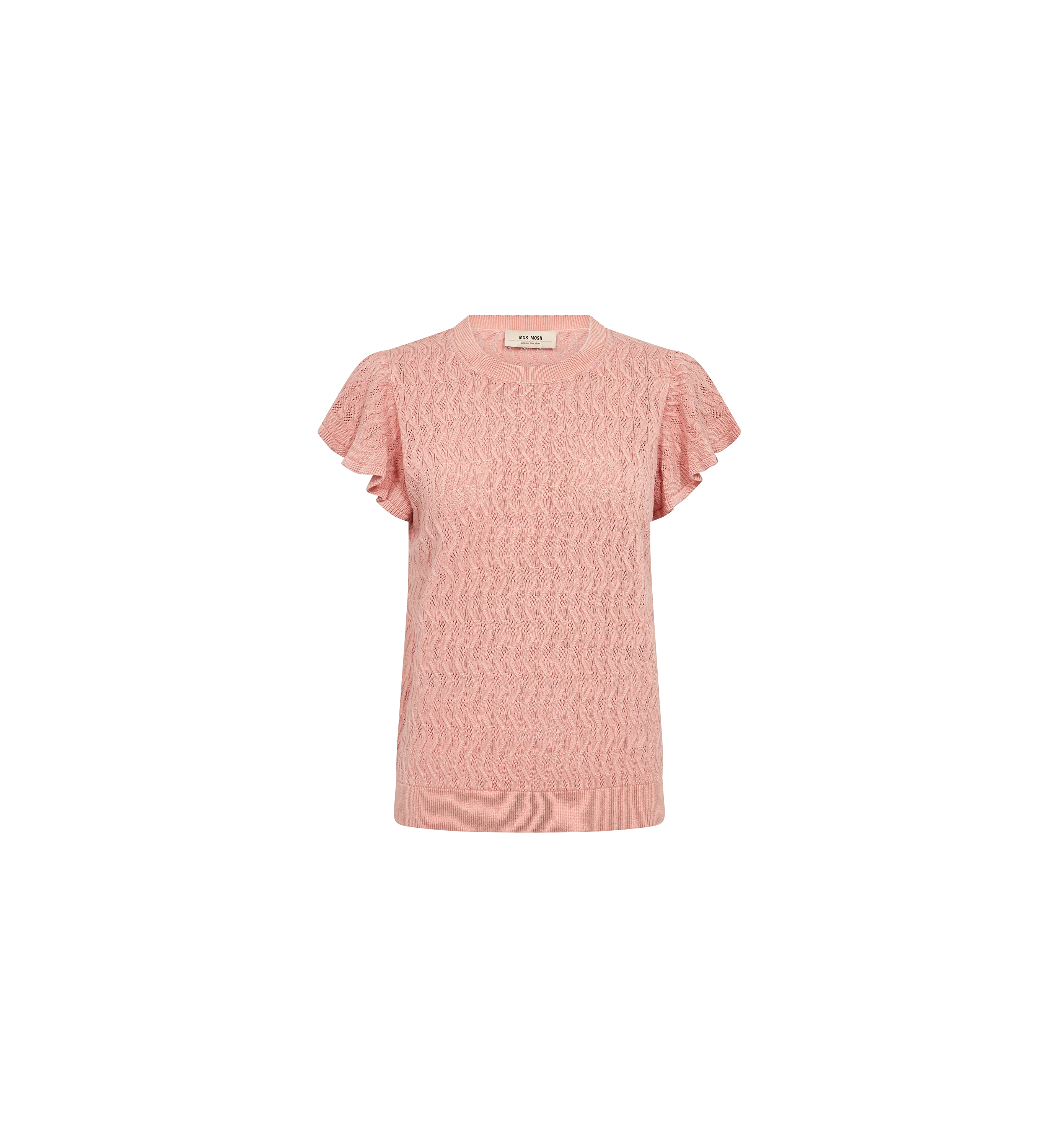 MMGanna Pattern O-Neck Knit Top - Image 7