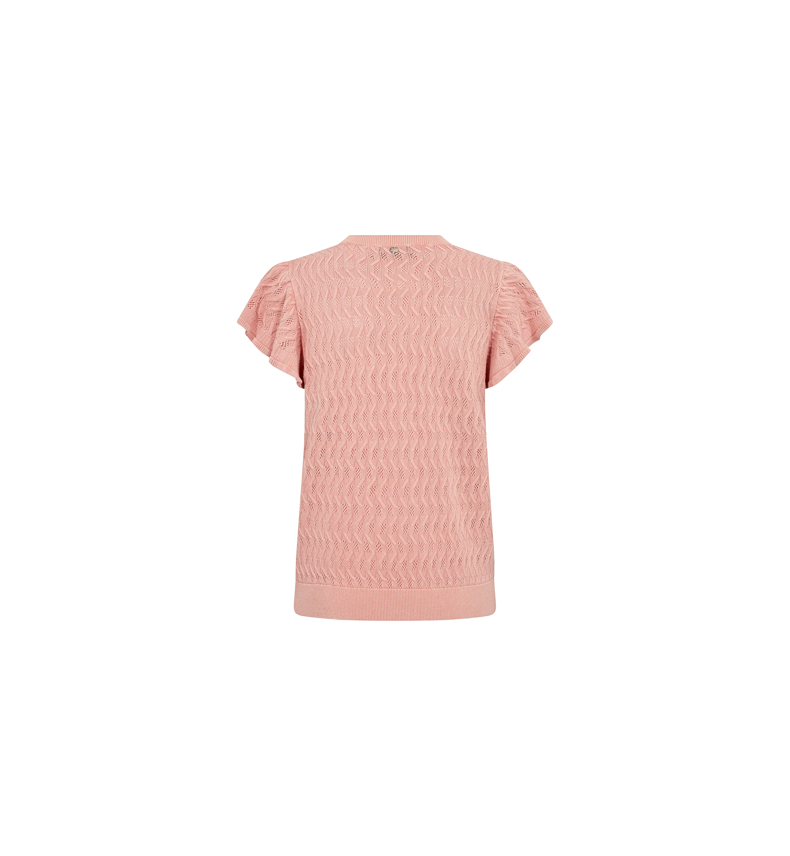 MMGanna Pattern O-Neck Knit Top - Image 8