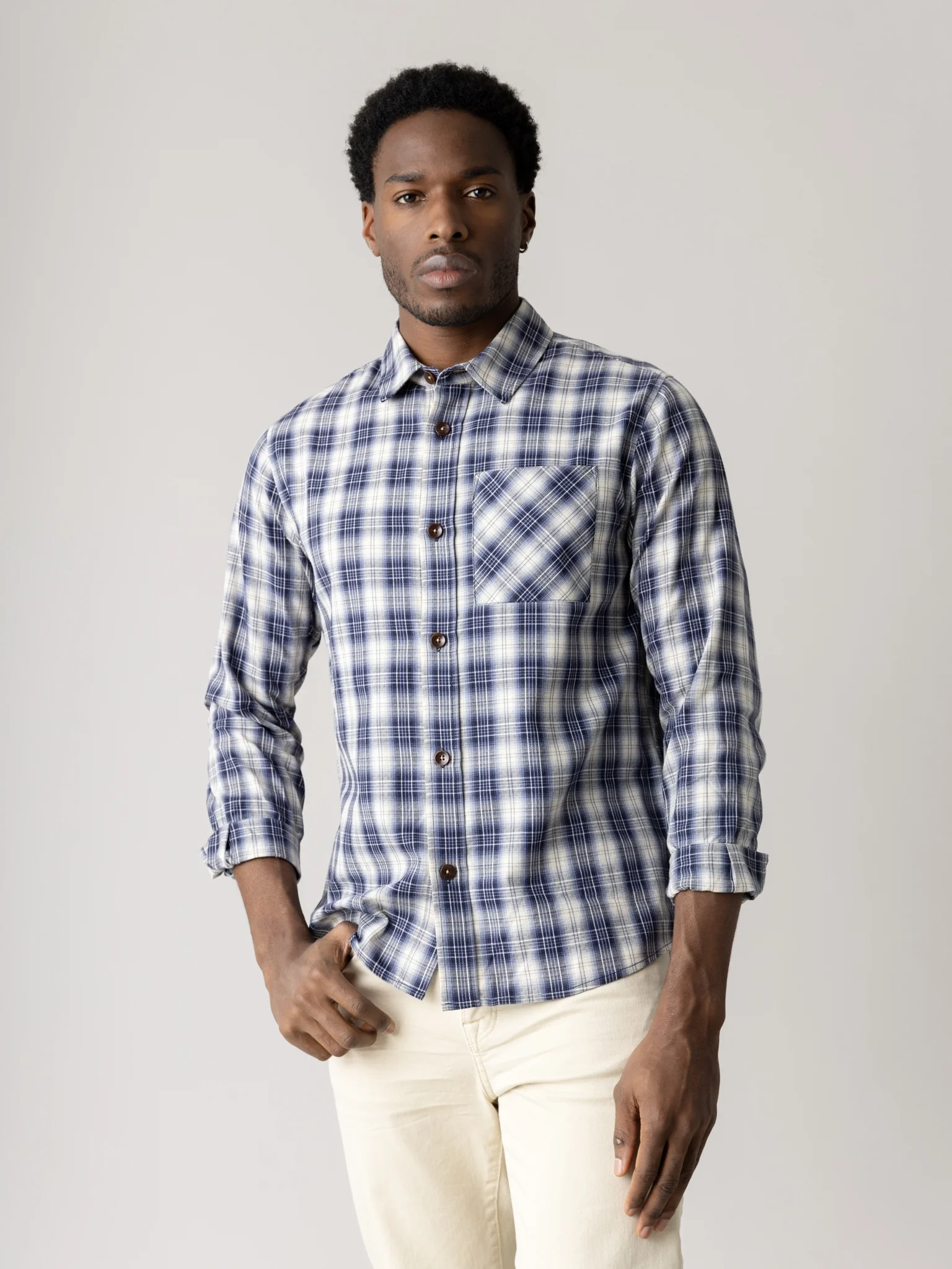 MMGDavid Spring Check Shirt - Image 8