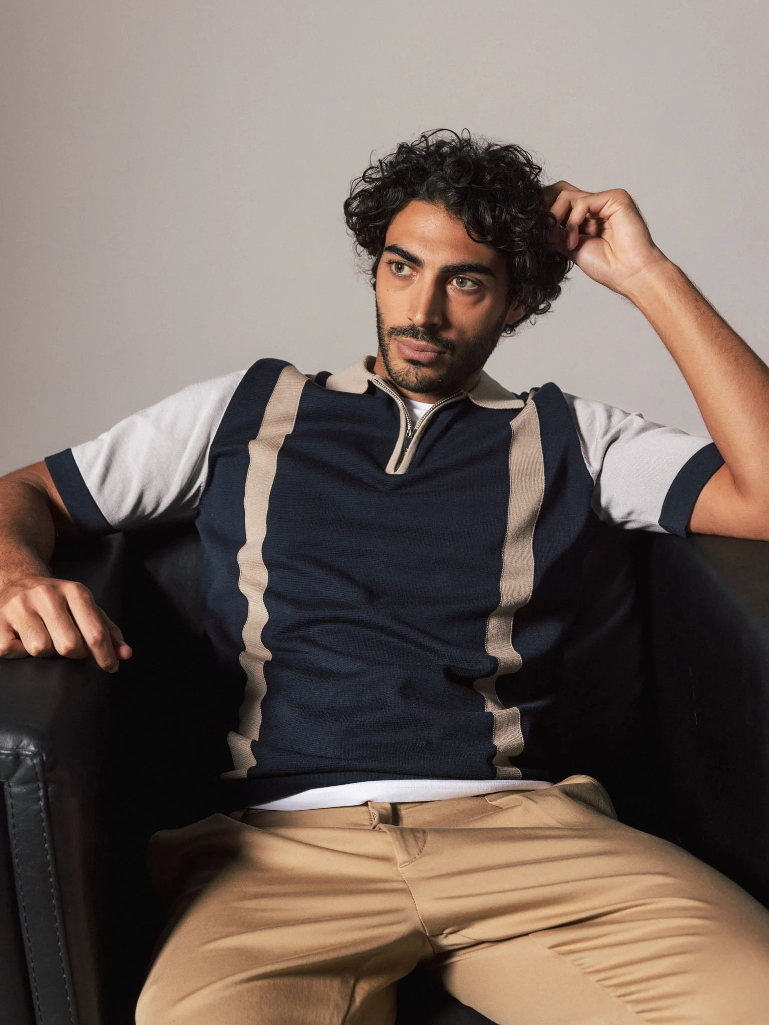 MMGJustin Zip Knit Polo - Image 6