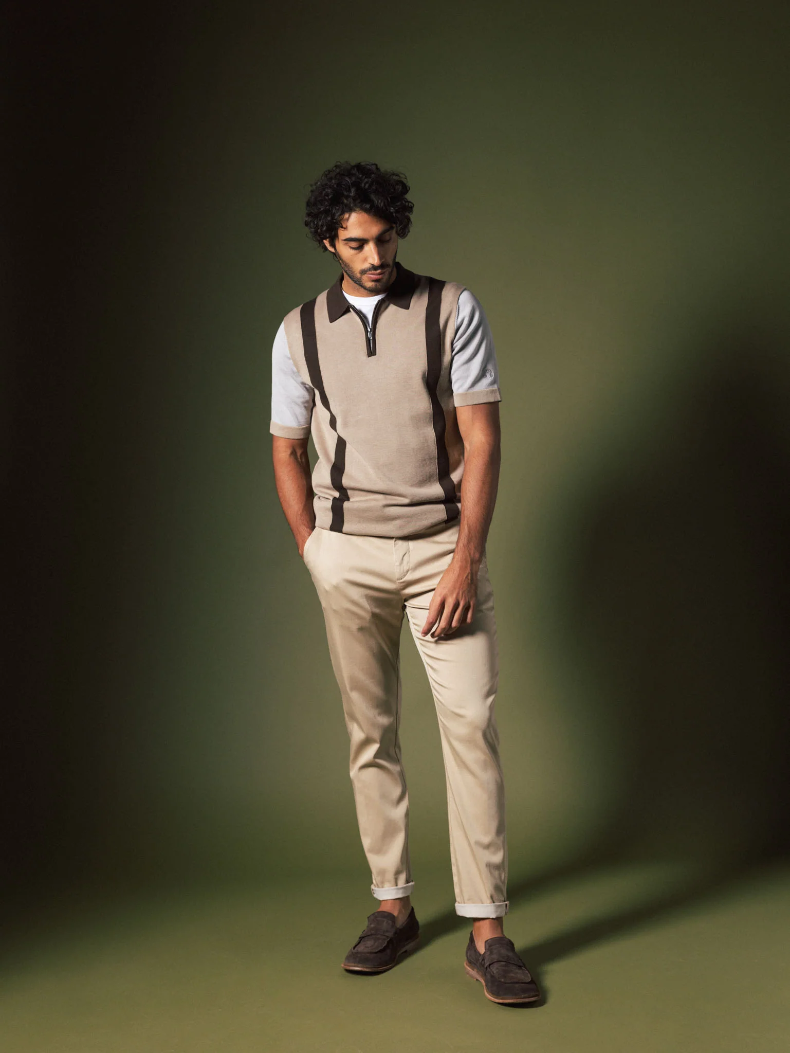 MMGJustin Zip Knit Polo - Image 8
