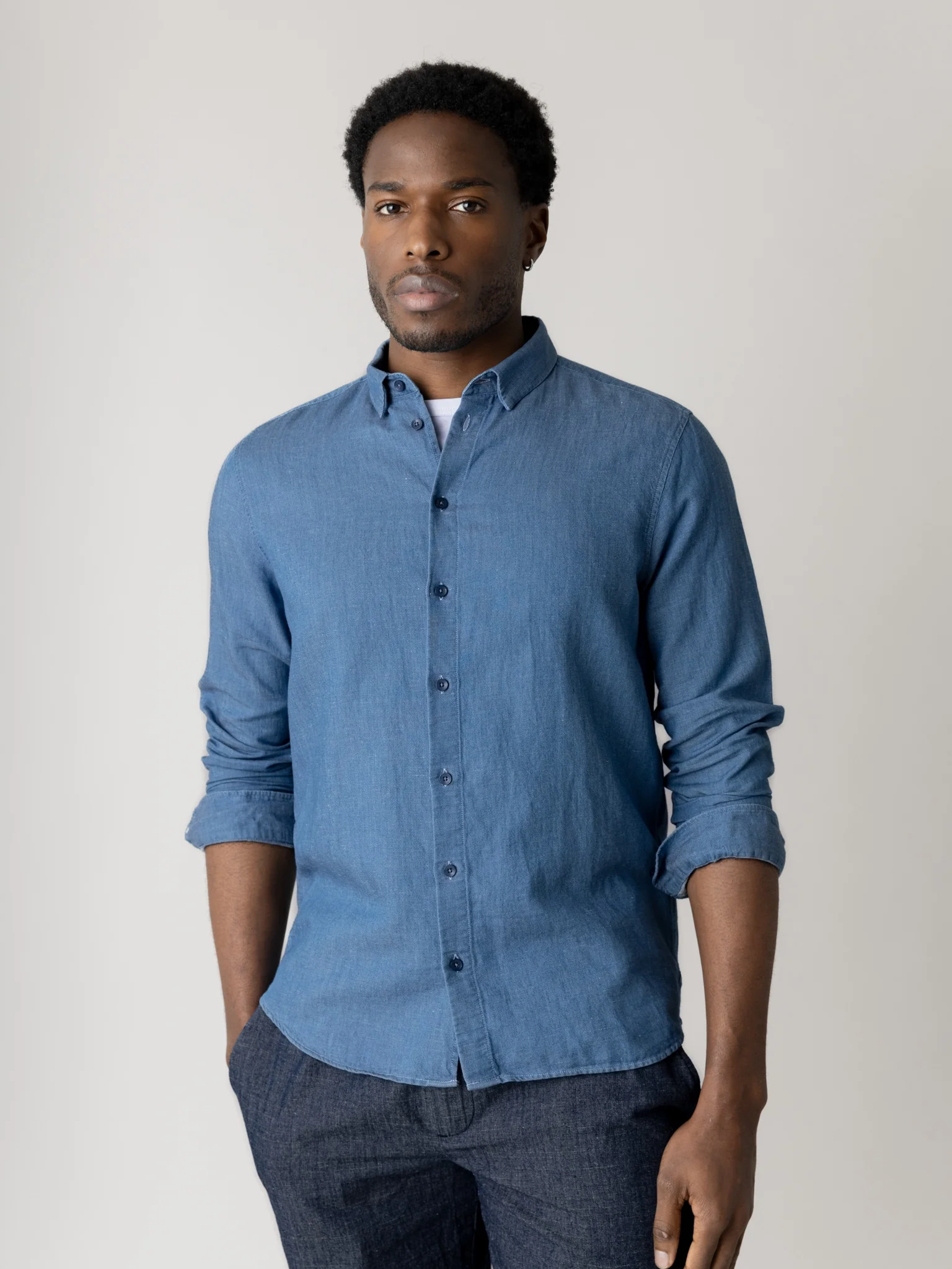 MMGMarco Chambray Shirt - Image 5
