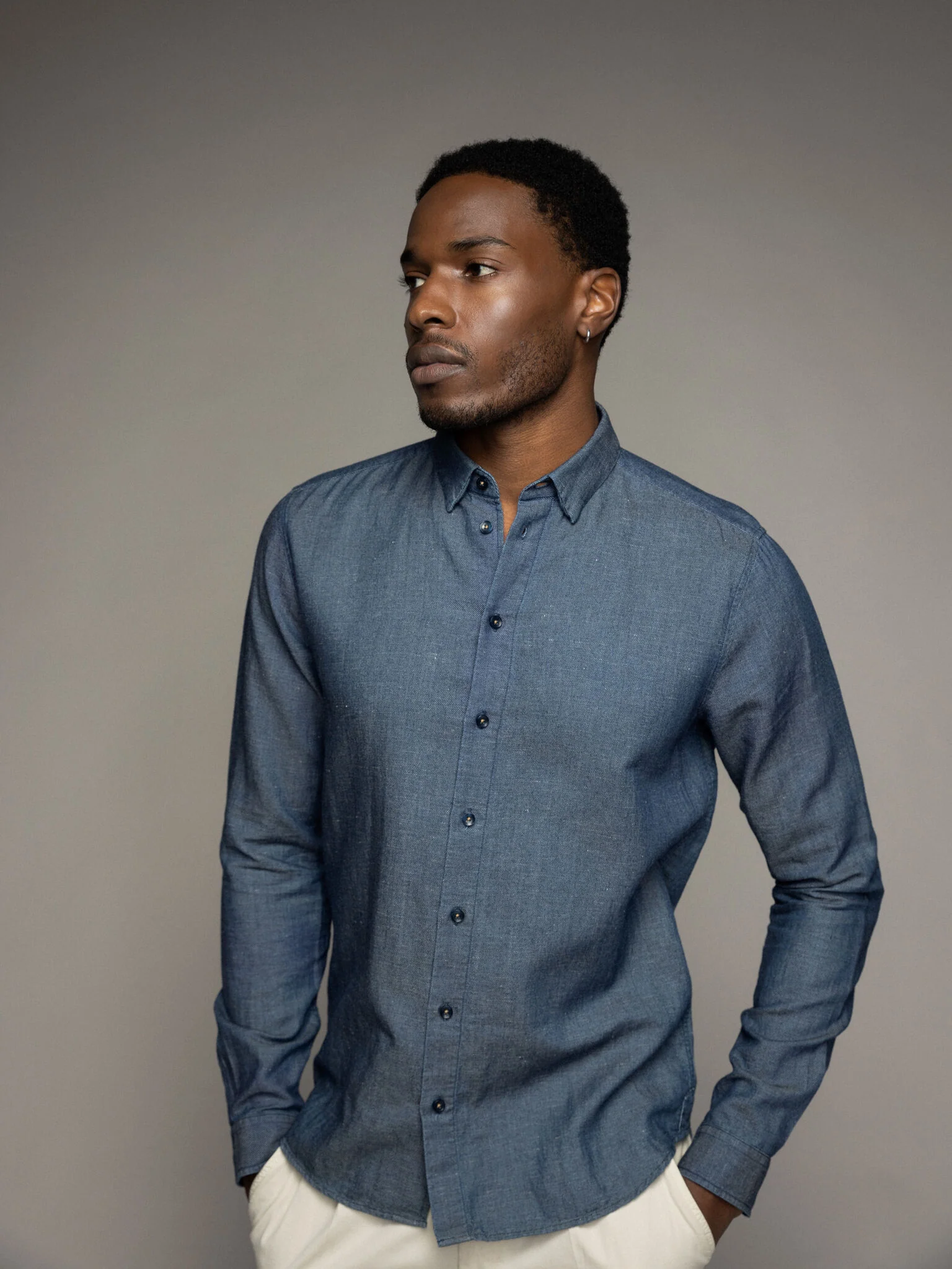 MMGMarco Chambray Shirt - Image 8