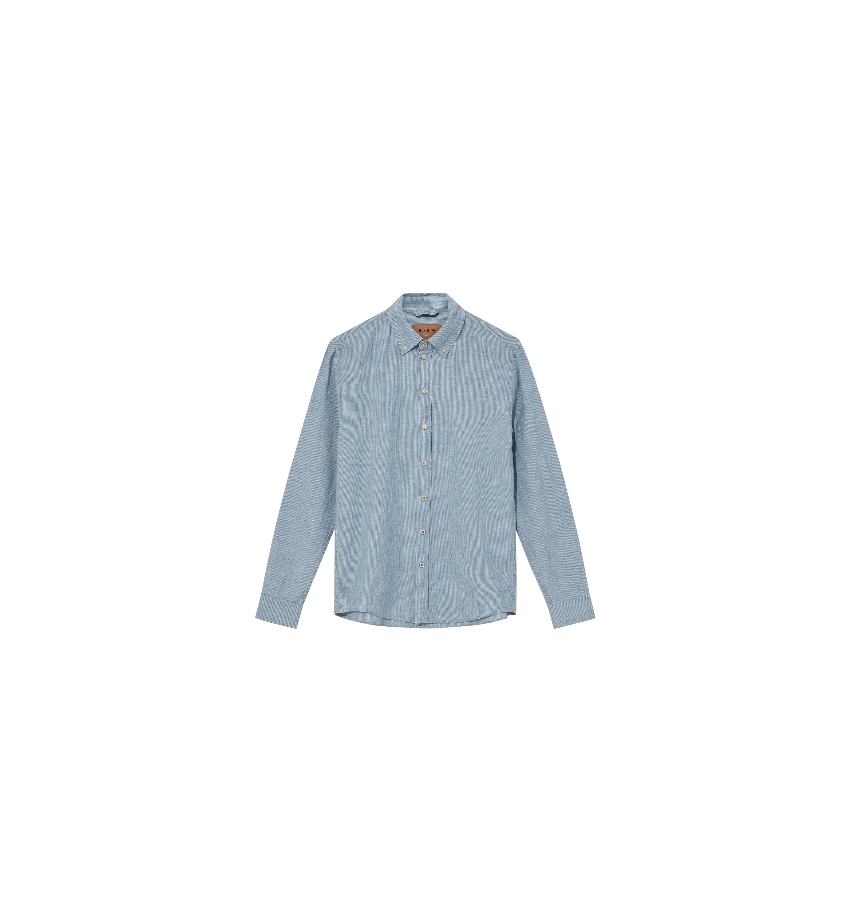 MMGTheo Linen Fine Stripe Shirt - Image 3