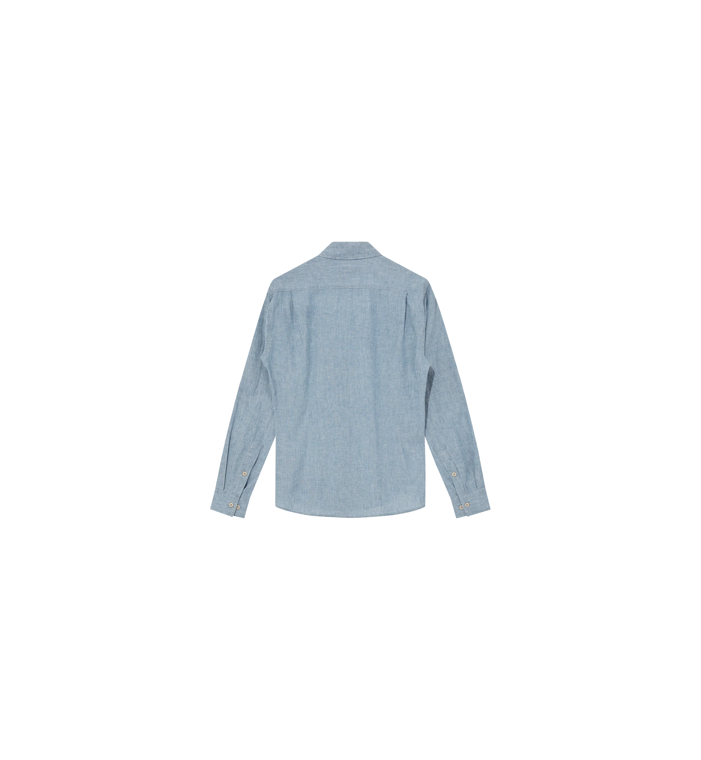 MMGTheo Linen Fine Stripe Shirt - Image 4