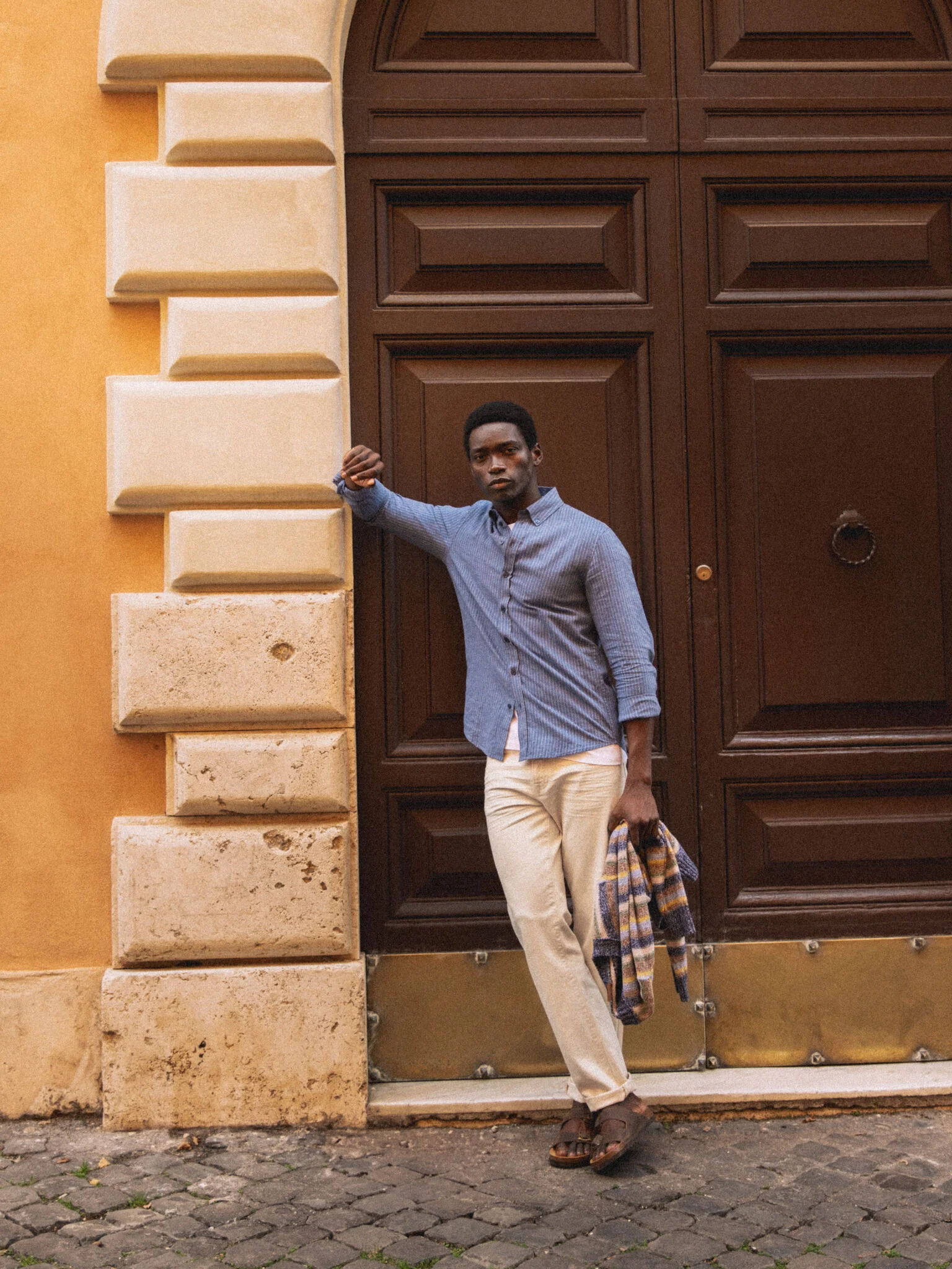MMGTheo Linen Stripe Shirt - Image 12