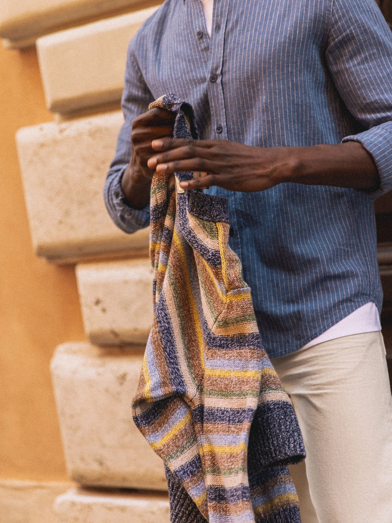MMGTheo Linen Stripe Shirt - Image 16