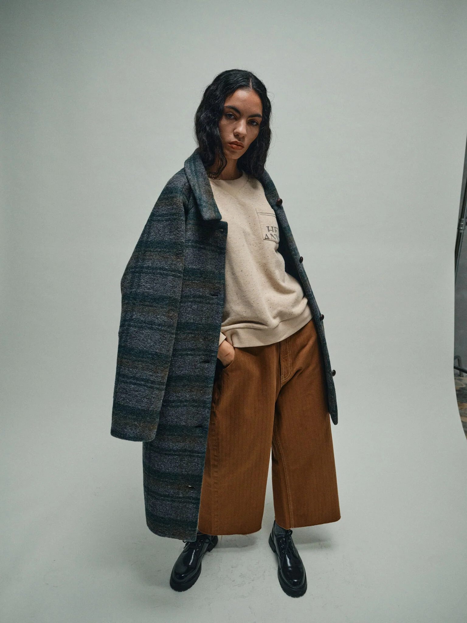 MMHBelieve Check Coat - Image 5