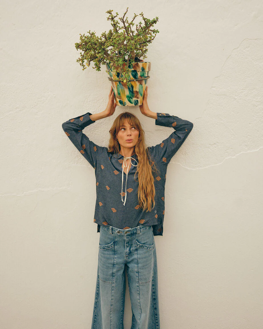 MMHClear Indigo Blouse - Image 2