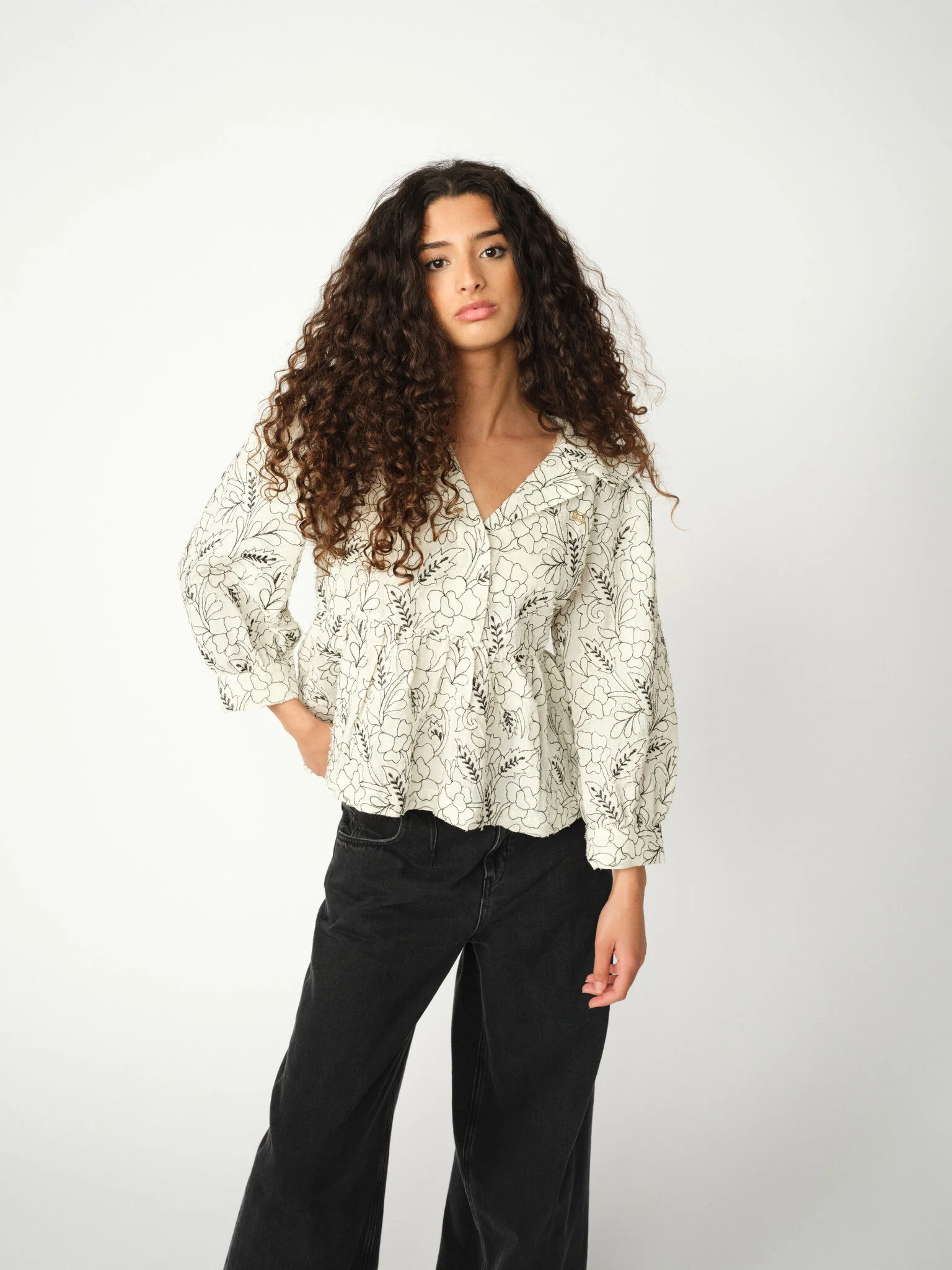 MMHPoet Jacquard Blouse - Image 6