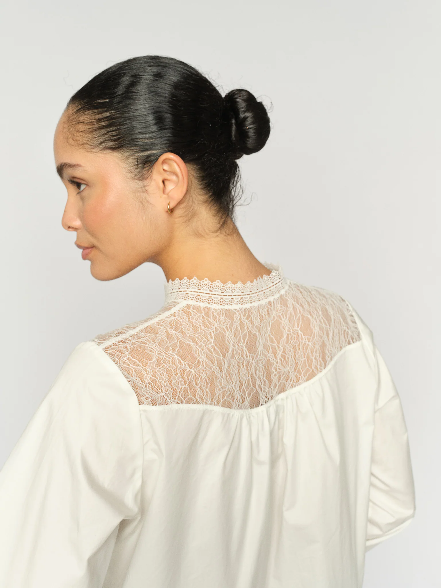 MMInda Cotton Lace Shirt - Image 2