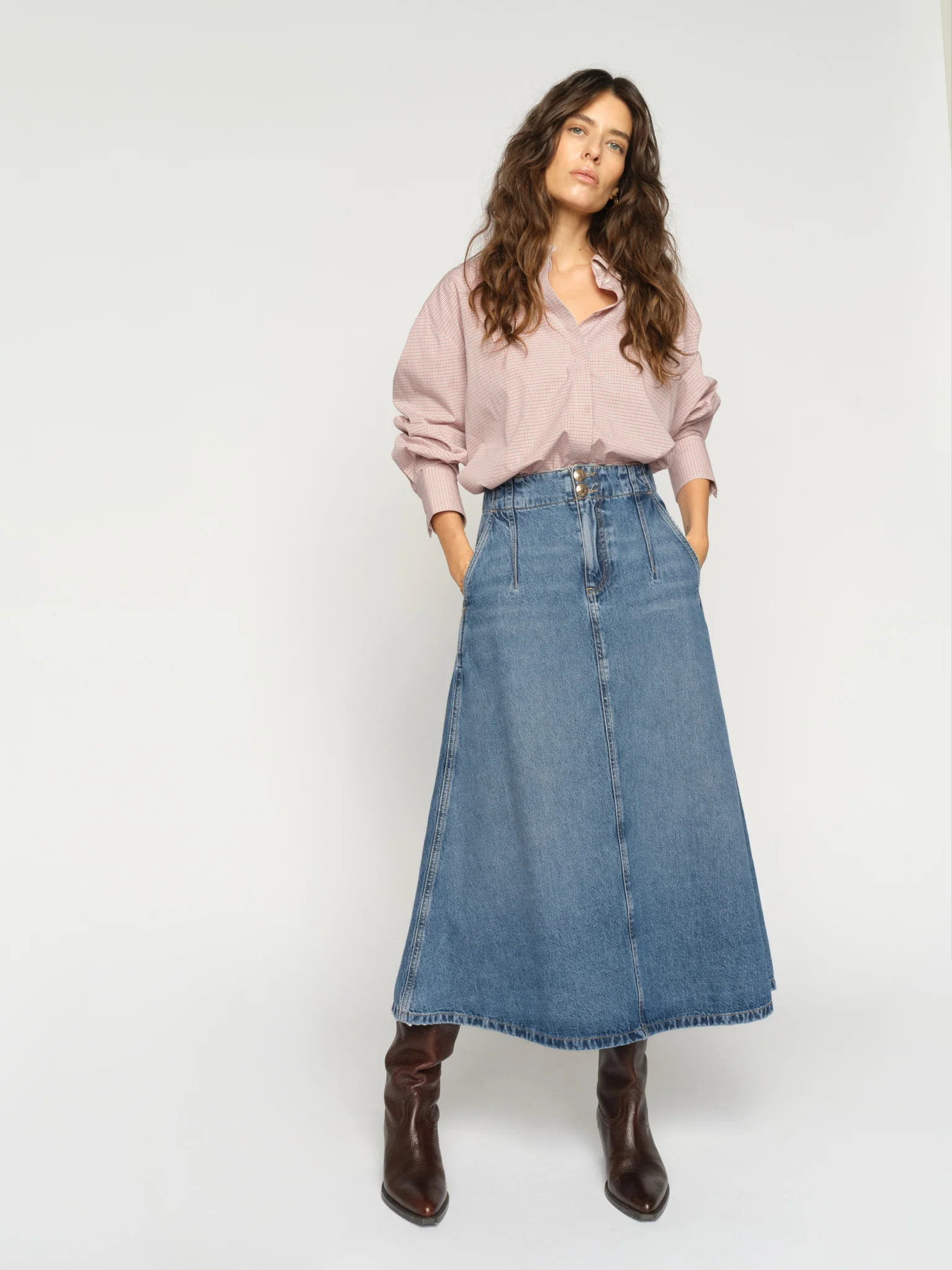 MMLeala Denim Skirt - Image 5