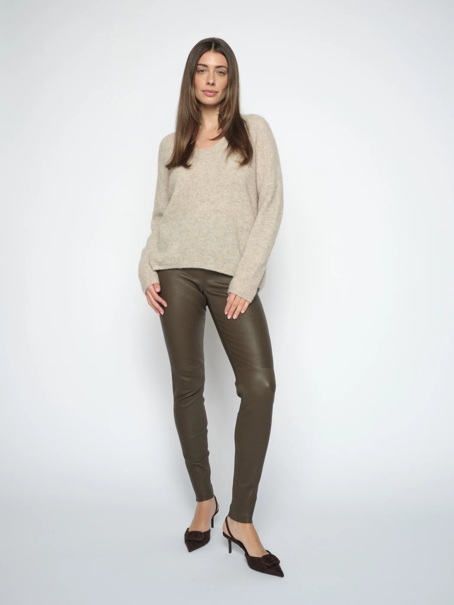 MMLucia Stretch Leather Legging - Image 5