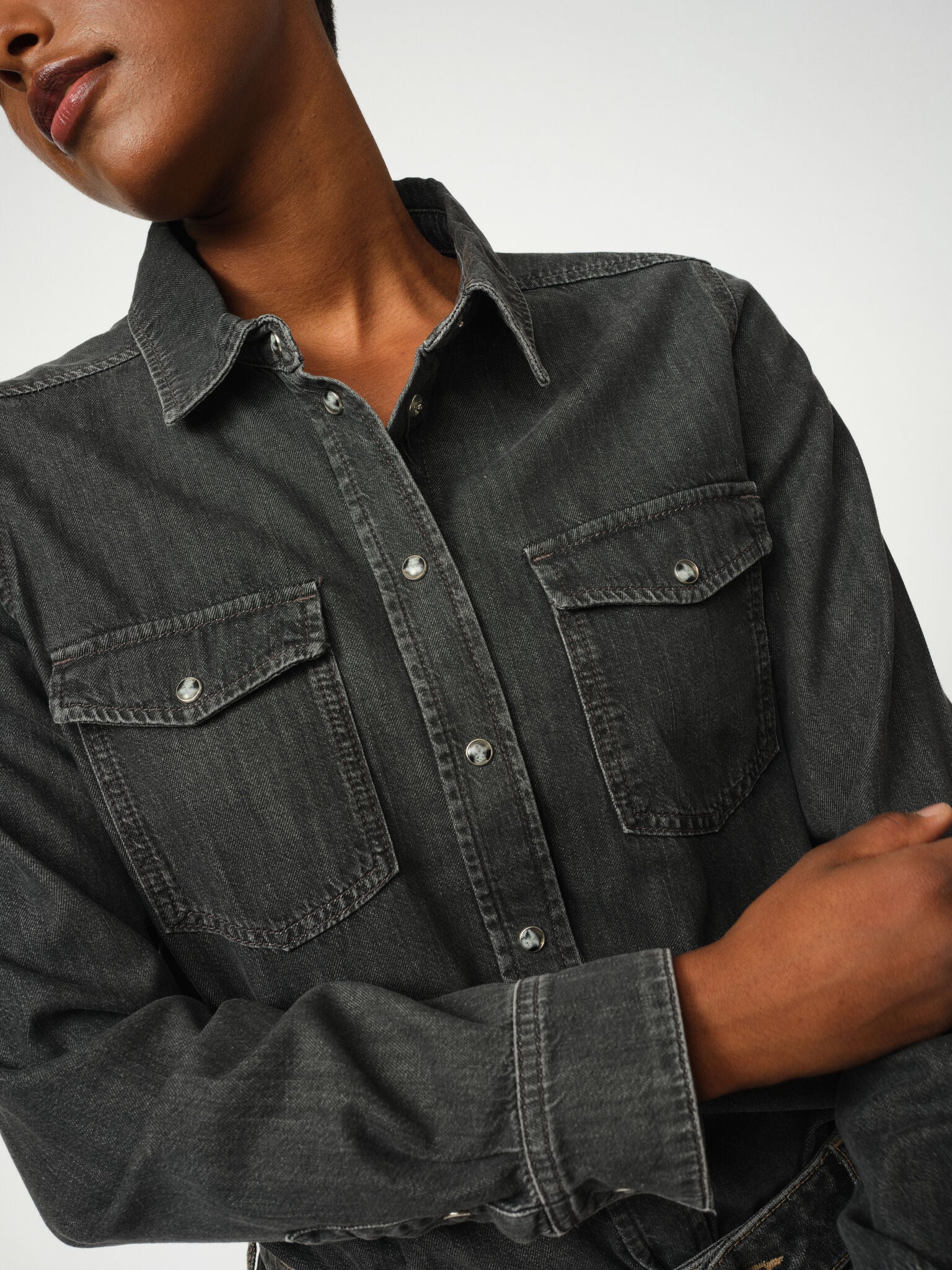 MMNatalie Denim Shirt - Image 10