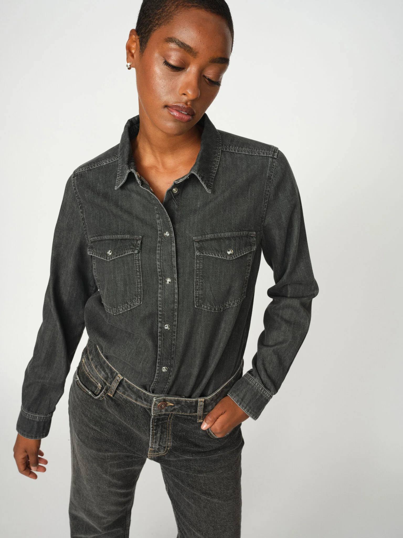 MMNatalie Denim Shirt - Image 9