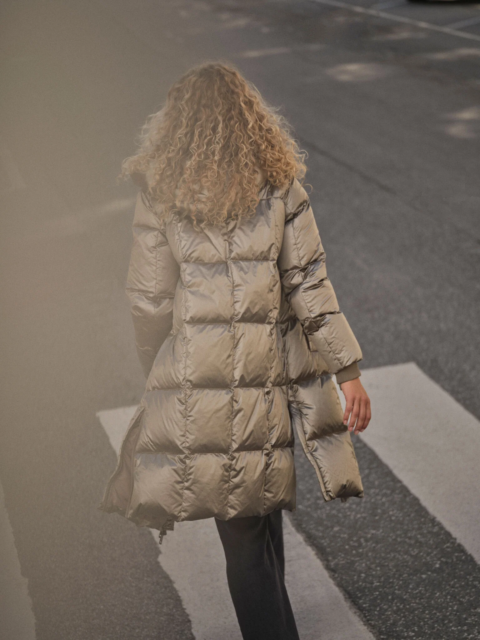 MMNova Metallic Down Coat - Image 5