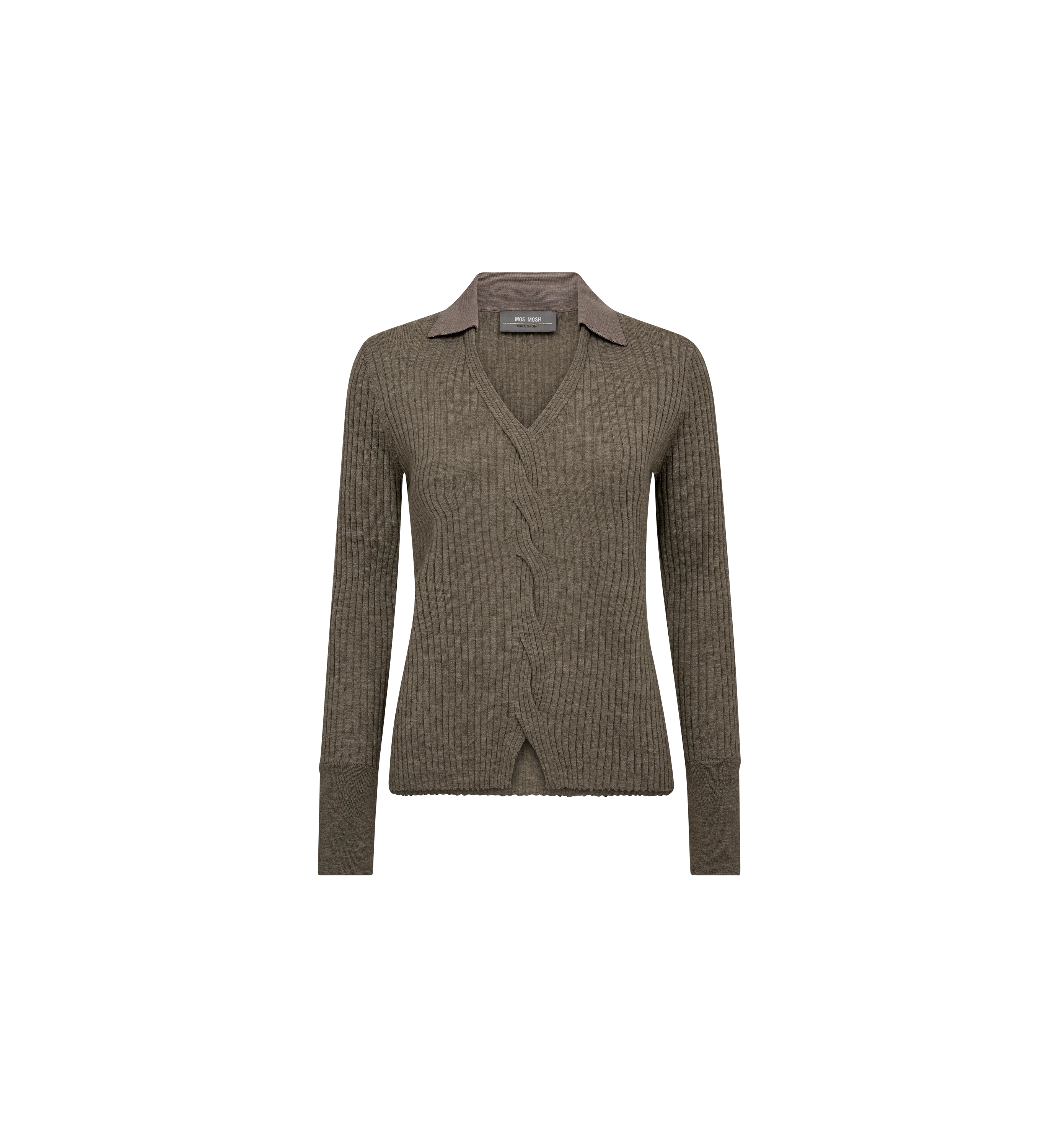 MMRelena Rib Polo Knit - Image 3